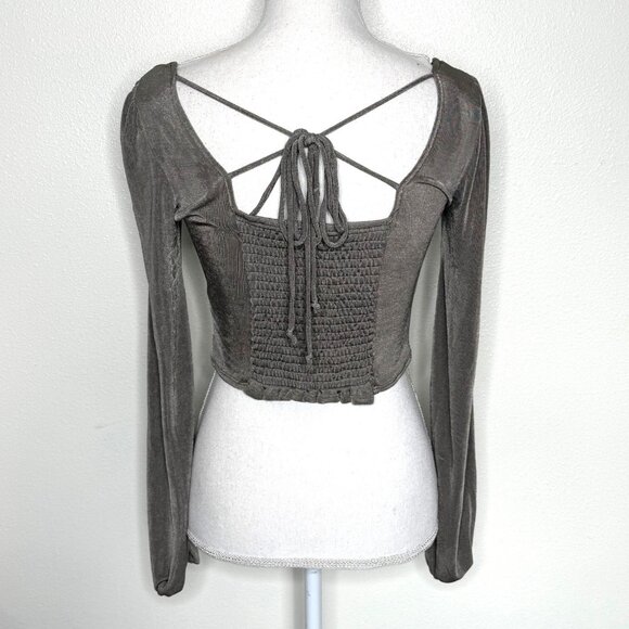 Urban Romantics Crop Top Sexy Romantic Coquette Size S - Picture 3 of 4
